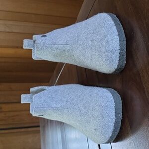 Birkenstock Andermatt wool felt boot with shearling